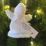 knitted angel photo