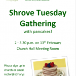 Shrove Tuesday Gathering